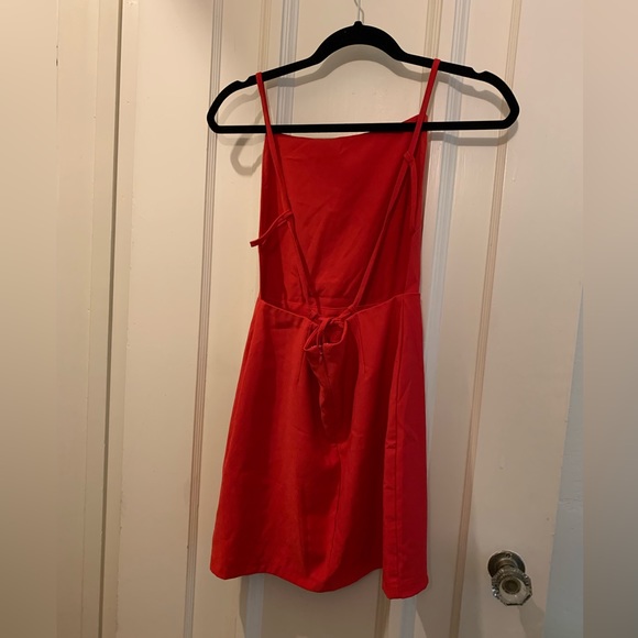 Red Superdown Mini Dress - Picture 6 of 6